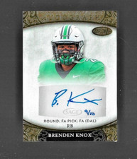 2021 Sage Aspire #ASP-63 Brenden Knox Auto SSP #9/10 Marshall