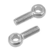 10pcs M6 x 20mm 304 Stainless Steel Machinery Shoulder Lifting Eye Bolt