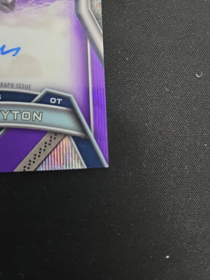 Tyler Guyton Purple Auto Resurgence 2025 Panini Cowboys NFL Rookie Card /75 SP - Image 4 of 4