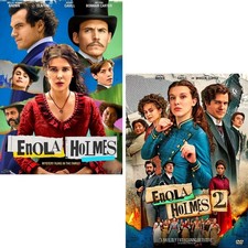 Enola Holmes 1  2   Mystery Adventure Film Custom DVD  English Audio