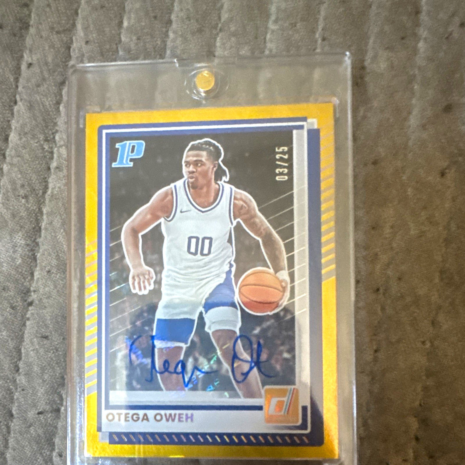 Panini 2024-25 Donruss Basketball Otega Oweh Kentucky Wildcats Auto #80 03/25
