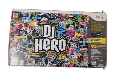 Nintendo Wii DJ Hero Turntable Controller Original oVP Neuwertig Top Zustand