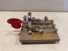 Vibroplex Vibrokeyer Vibro Keyer Standard Ham Radio Codice Morse Telegrafo Paddle