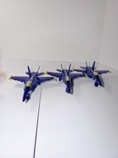 6.5" X-Planes US Navy F-18 Hornet Blue Angel Jet Diecast Toy Authentic lot of 3
