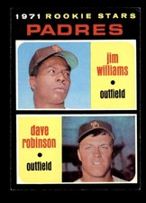 1971 Topps #262 Jim Williams/Dave Robinson Padres Rookies EX/EX+ X3697776