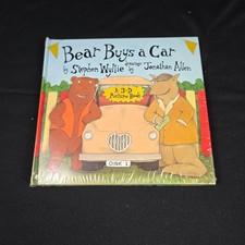 Bear Buys a Car Stephen Wyllie 1995 3-D Pop-Up Picture Book Interactive