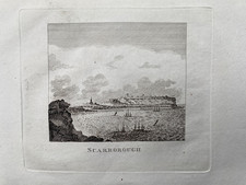 1764 Antique Print; Scarborough, Yorkshire after B. Ralph