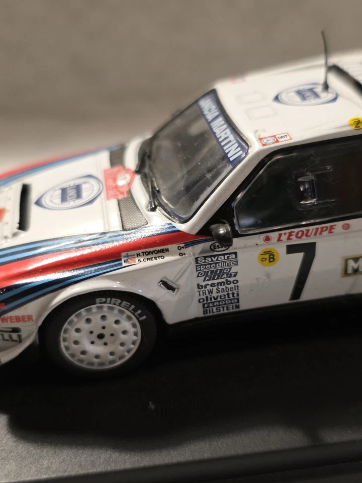 LANCIA DELTA S4 H.TOIVONEN-S.CRESTO RALLY Montecarlo 1986 1:43 - Immagine 4 di 4