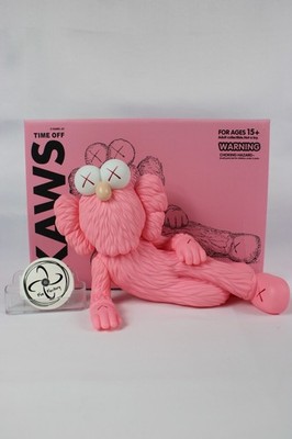 KAWS TIME OFF Vinyl Figure Pink