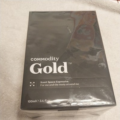 Commodity Fragrance 'Gold' Expressive 3.4oz Full Sz Spray Bottle EDP Perfume NIB
