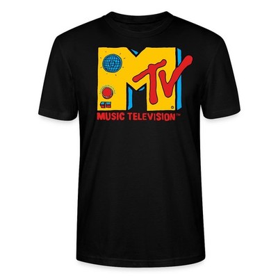 MTV Music Television Radio-Logo Unisex Bio T-Shirt