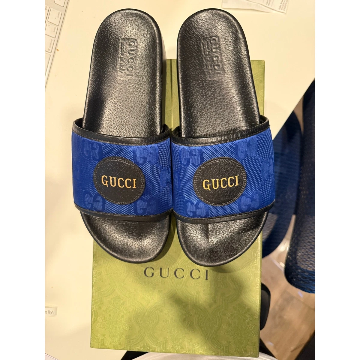 Gucci Blue Sandals for Men for sale | eBay