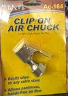BlackJack  Air Chuck. 1/4 inch NPT fitting, Nickel Plated Brass Flo-Thru