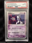 2004 Pokemon Ex Mewtwo Ex-Holo Ruby & Sapphire Spanish PSA 8 SWIRL!!!