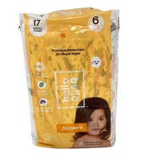NEW Hello Bello Diapers Cactus Print, 17 Count, Size 6 35 lbs Hypoallergenic