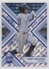 2018 Panini Elite Extra Edition Aspirations Blue 43/75 Lency Delgado #101 hf2
