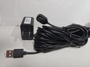 For Arlo Ultra/2, Pro 3/4 25ft Charging Cable And Power Adapter Black 