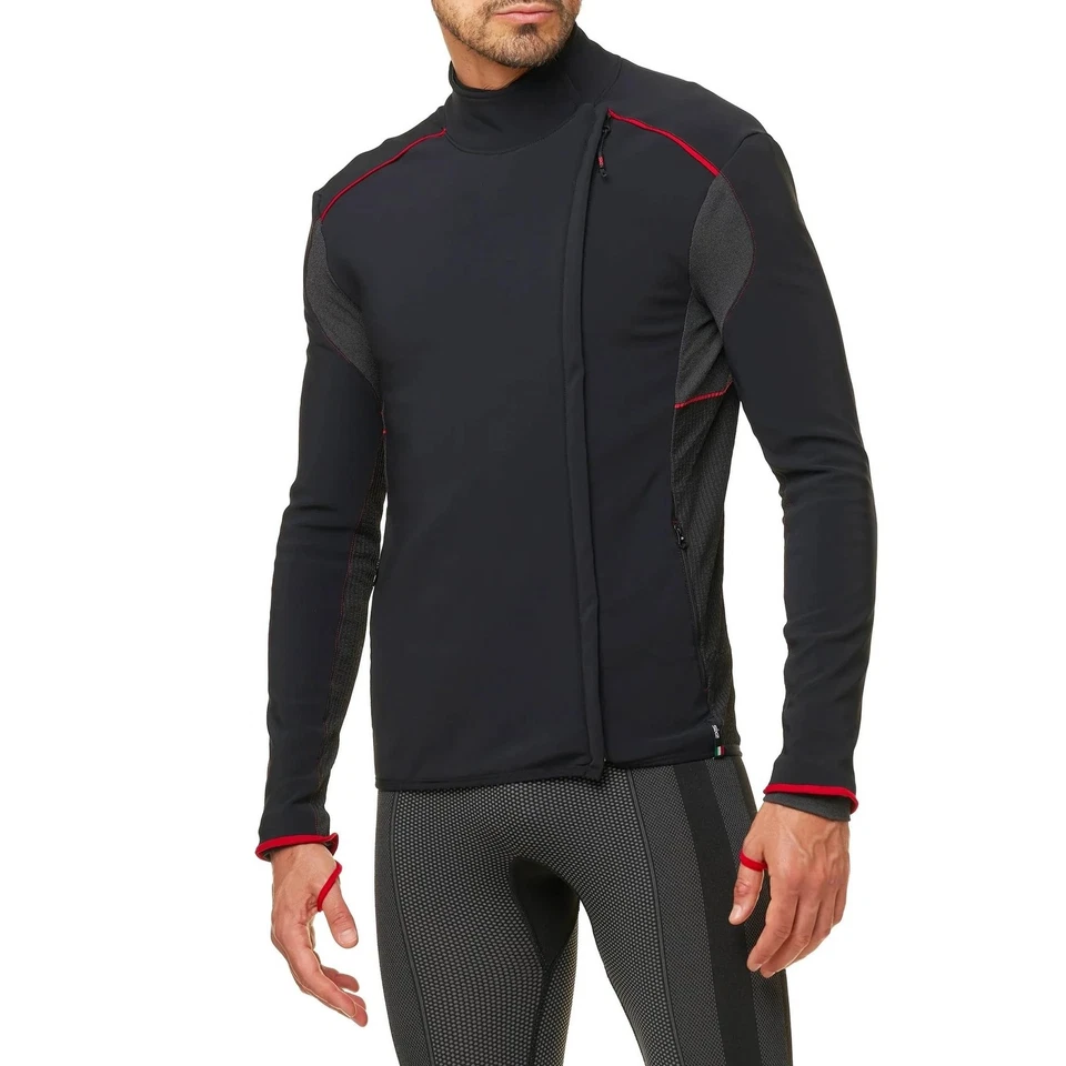 Maglia Tecnica da Uomo Sixs Midlayer WTJ-V3 Black - Imagen 3 de 4