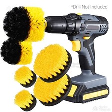6-pack Drill Brush Set Attachment Power Scrubber Cleaning Car Tile Grout Shower 6-pack Drill Brush Set Attachment Power Scrubber Cleaning Car Tile Grout Shower
