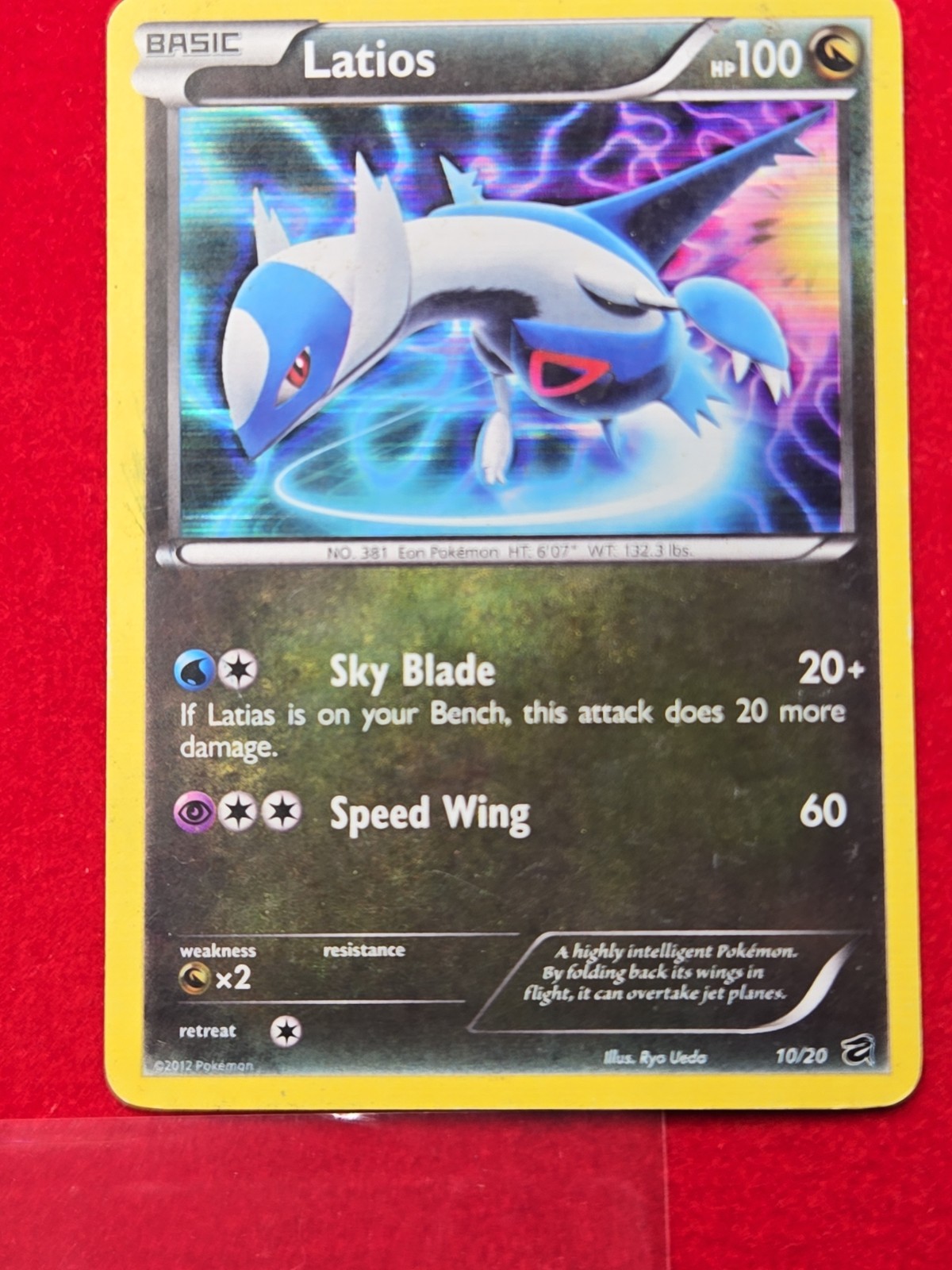 Latios 10/20 Holo Rare Dragon Vault Pokemon