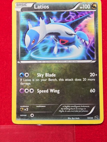 Latios 10/20 Holo Rare Dragon Vault Pokemon
