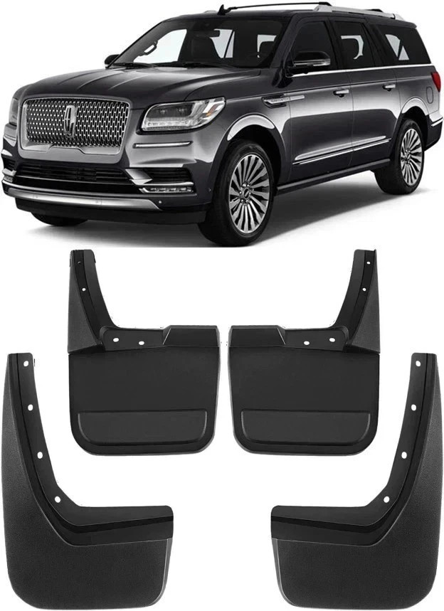 4Pcs New Full Set Splash Guards Mud Flaps For 2018-2024 Lincoln Navigator
