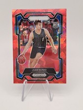 2024 Panini Prizm Draft Picks Red Cracked Ice Prizm #36 Juan Nunez RC