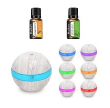 300ml Ultrasonic Humidifier Diffuser / Essential Oils 7 LED Light USB Aroma Mist