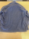 Adidas Equipment Mens Long Sleeve Quarter Zip Pullover Blue Size Large Golf Nice