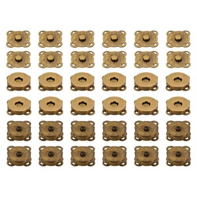 12pcs 18mm Copper Magnetic Buttons, for Clasp Set