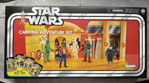 NEW STAR WARS VINTAGE COLLECTION CANTINA ADVENTURE SET 4-PACK- Bubble Wrapped