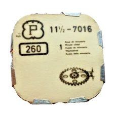 Peseux 7016 Minute Wheel watch part #260