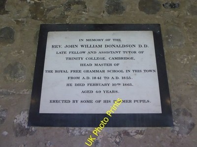 Photo 6x4 St Edmundsbury Cathedral: memorial (25) Bury St Edmunds Also se c2016