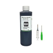 250ml Ink Bottle Refill Kit Black for Canon PG-275 PG-275XL Cartridge Ink Kit