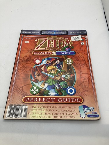 Legend Of Zelda Oracle Of Seasons & Ages Versus Guida Strategica con Poster/Mappe