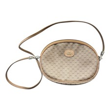 Vintage Gucci GG Monogram Oval Crossbody Shoulder Bag Interlocking G