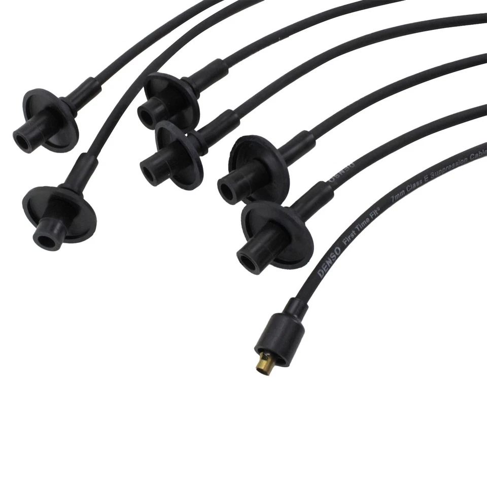 For Dodge 330 Charger Dart Plymounth Fury Ignition Spark Plug Wire Set 7mm DENSO - Image 4 of 4