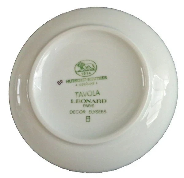 Coupe Hutschenreuther Tavola décor Leonard Paris Elysées 10xH5,5cm porcelaine - Photo 3/3