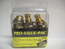 Lot of 5 Stems Danco Pro Price Pfister Lavatory Stems L/H Cold