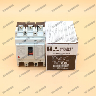 New NF125-CW 3P Moulded Case Circuit No-Fuse Breaker Mitsubishi Free Shipping