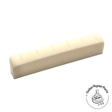 Slotted Bone Nut For Gibson Electric Guitar - Bleached Bone