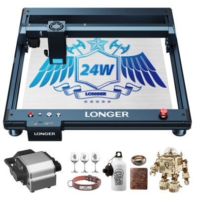 LONGER B1 20W Laser Engraving Machine Automatic Air Assisted Engraving Machine 