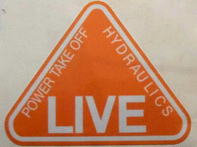 Fordson Traktor Aufkleber Live Drive orange (verschiedene, siehe Angebot) 