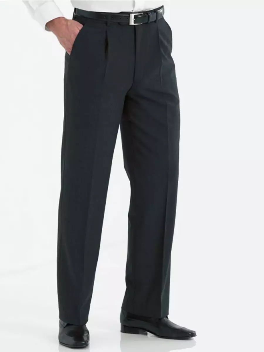 BLACK TROUSER BIG SIZE TROUSERS 44 46 48 50  WAIST EXTRA LONG LEG SUIT  PANTS