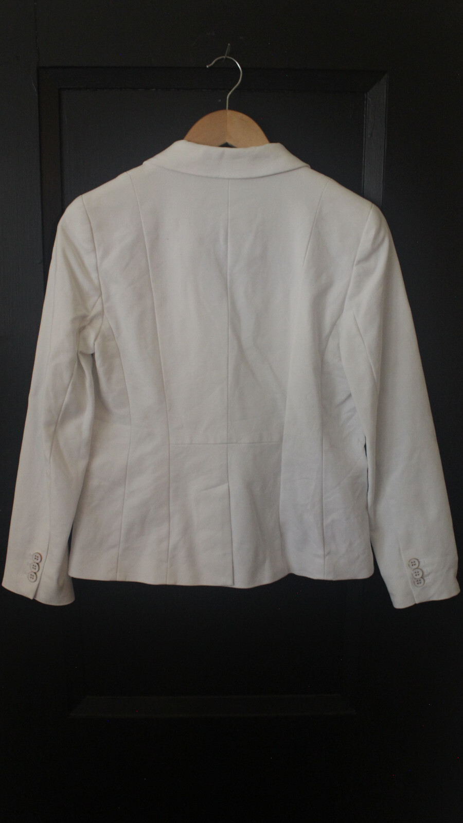 Talbots White 2 Button Jacket Size 2 - image 4