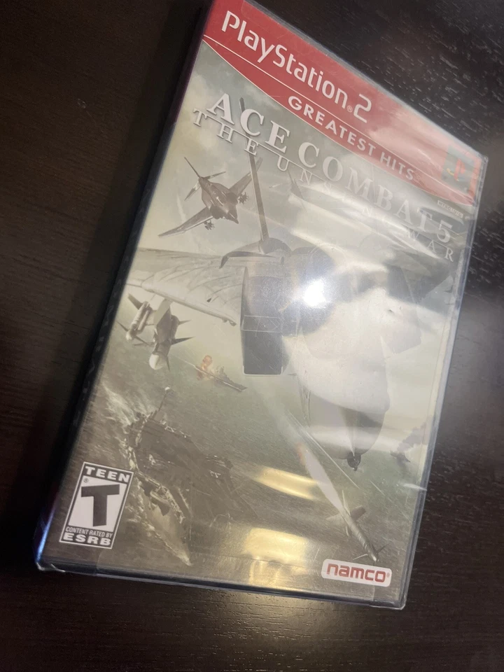 Ace Combat 5: The Unsung War - Greatest Hits (Playstation 2, PS2) - Sealed / New - Image 2 of 4