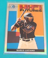 2022 Bowman Chrome Hi-Fi Futures Refrac. #HIFI-7 Marco Luciano BASEBALL Card 2C