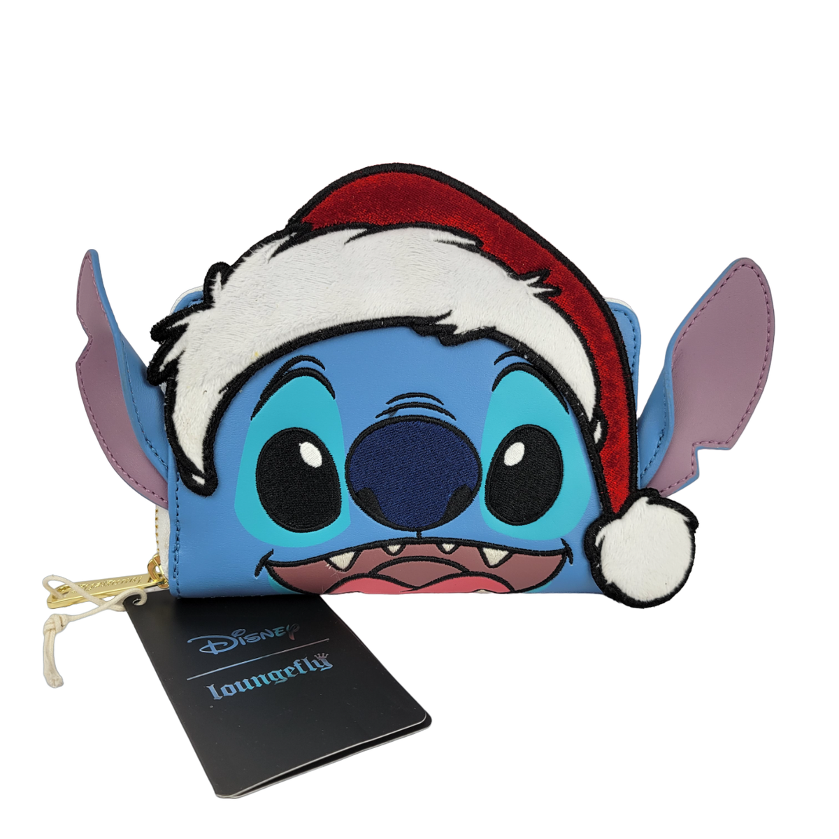 Loungefly Disney Santa Stitch Cosplay Zip-Around Wallet  display picture 3