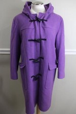 Mackintosh Toggle Lilac Purple Button Up Coat Size 8p (co500