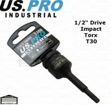 US PRO INDUSTRIAL 1/2" dr Impact Torx Bit Socket T30 x 78mm  NEW 3359